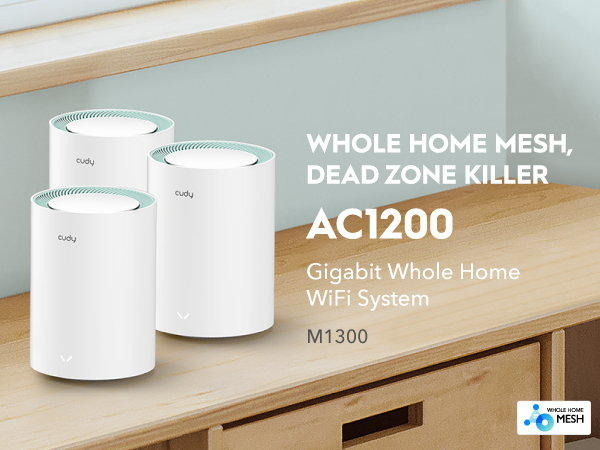 AC1200 Wi-Fi Mesh Router/Repeater Solution - M1300